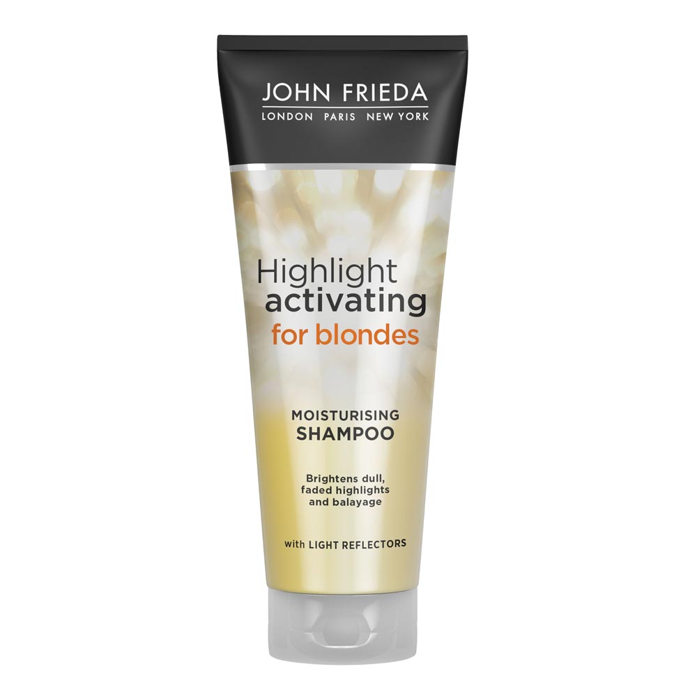 John Frieda Sheer Blonde Highlight Activating Moisturising szampon nawilżający z olejem z avocado 250ml