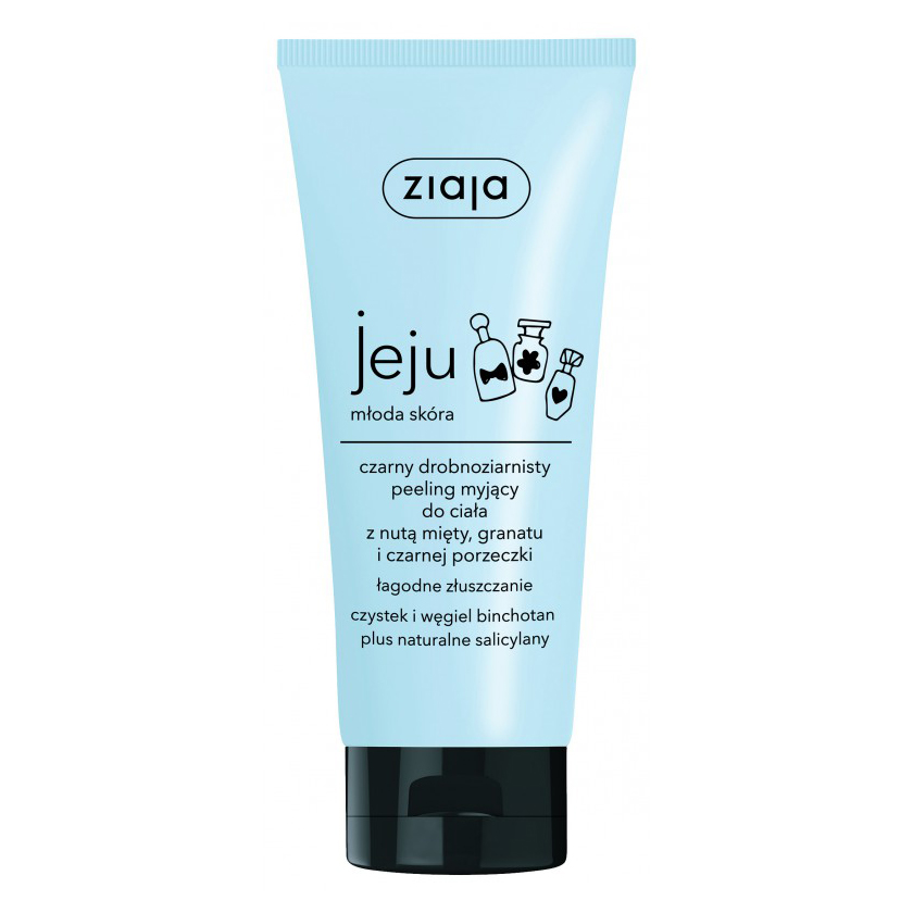 Ziaja Jeju czarny drobnoziarnisty peeling 200ml