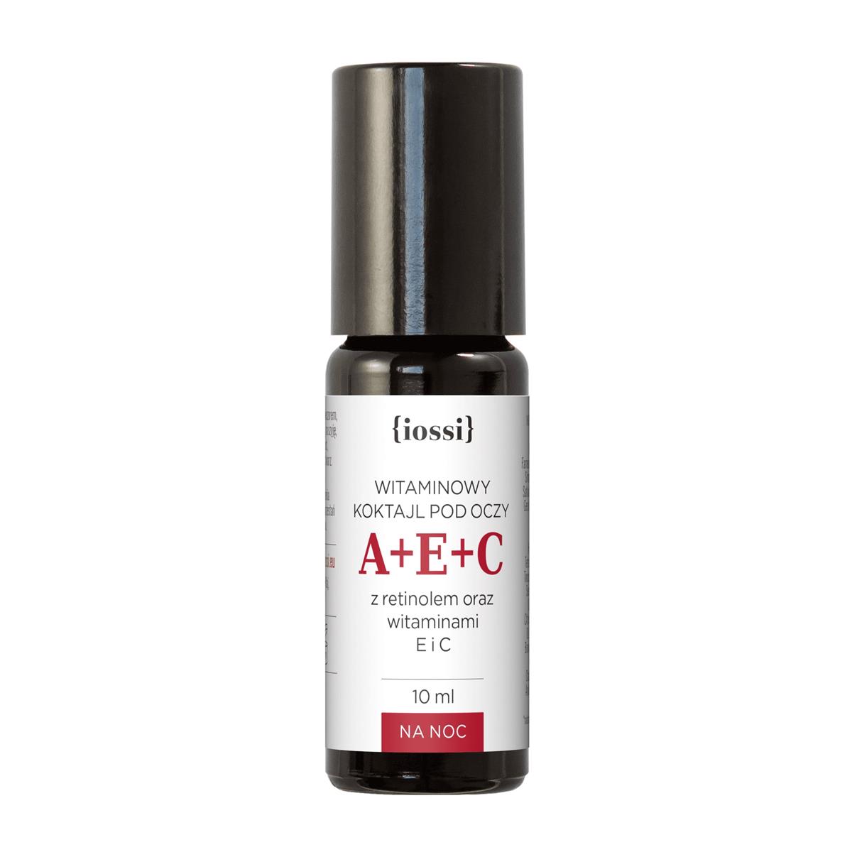 Iossi Iossi witaminowy koktajl pod oczy z wit A+E+C metalowa kulka 10ml