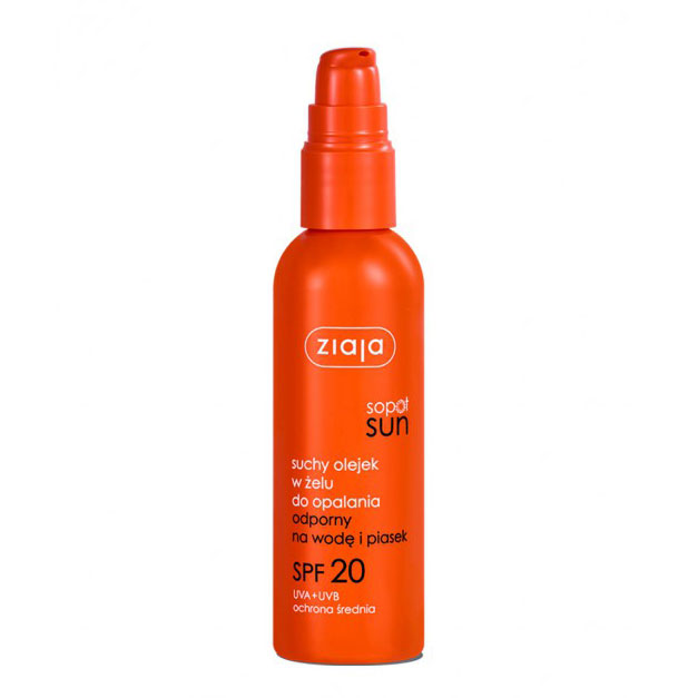 Ziaja Sopot Sun suchy olejek w żelu SPF20 90ml