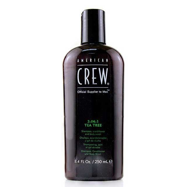 American Crew Tea Tree 3w1 szampon + odżywka + żel do kąpieli 250ml
