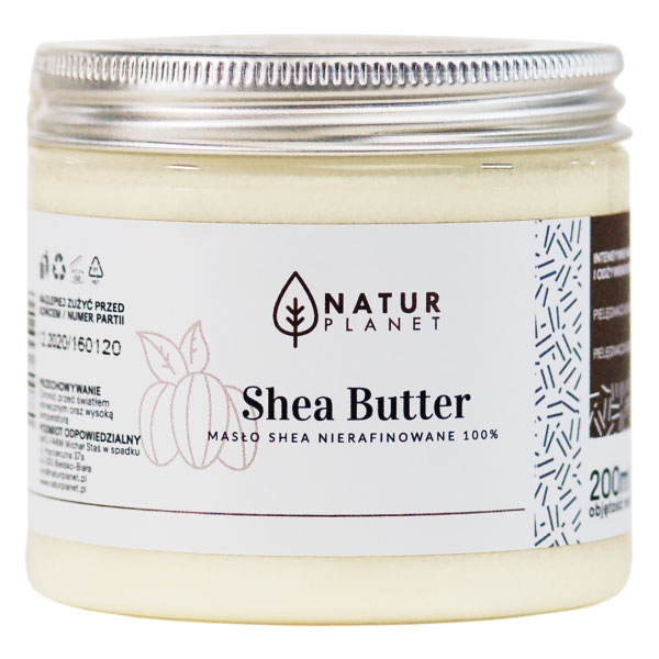 NaturPlanet NaturPlanet masło shea nierafinowane 200ml
