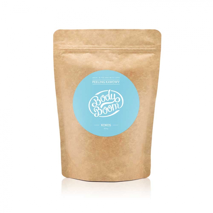 BodyBoom peeling kawowy do ciała Imprezowy Kokos 100g