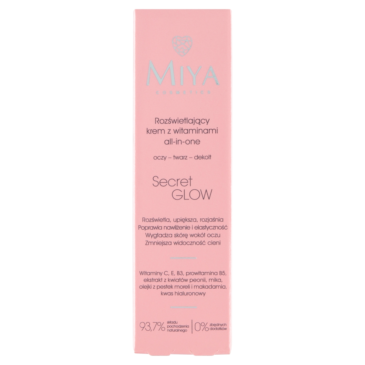 Miya Cosmetics Rozświetlający krem z witaminami all-in-one - SecretGLOW 30ml