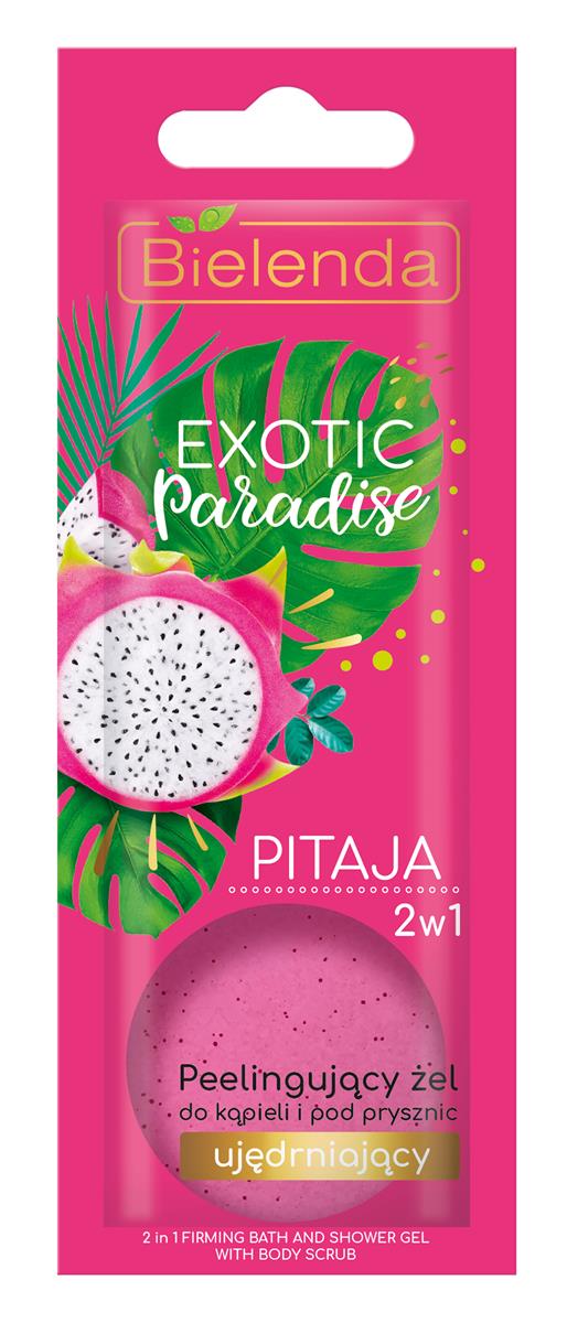 Bielenda Exotic Paradise Pitaja, 2w1 peelingujący żel do kąpieli i pod prysznic