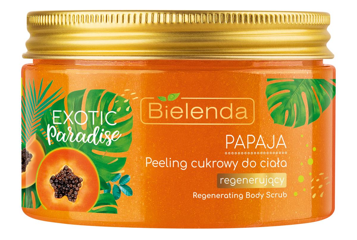 Bielenda EXOTIC PARADISE REGENERUJĄCY Peeling cukrowy do ciała PAPAJA 350G 18582