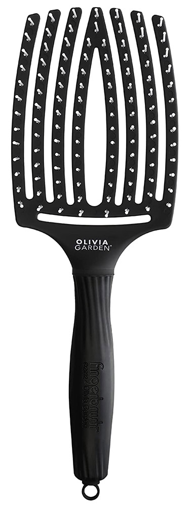 Olivia Garden Finger Brush Violet szczotka do rozczesywania i masażu duża