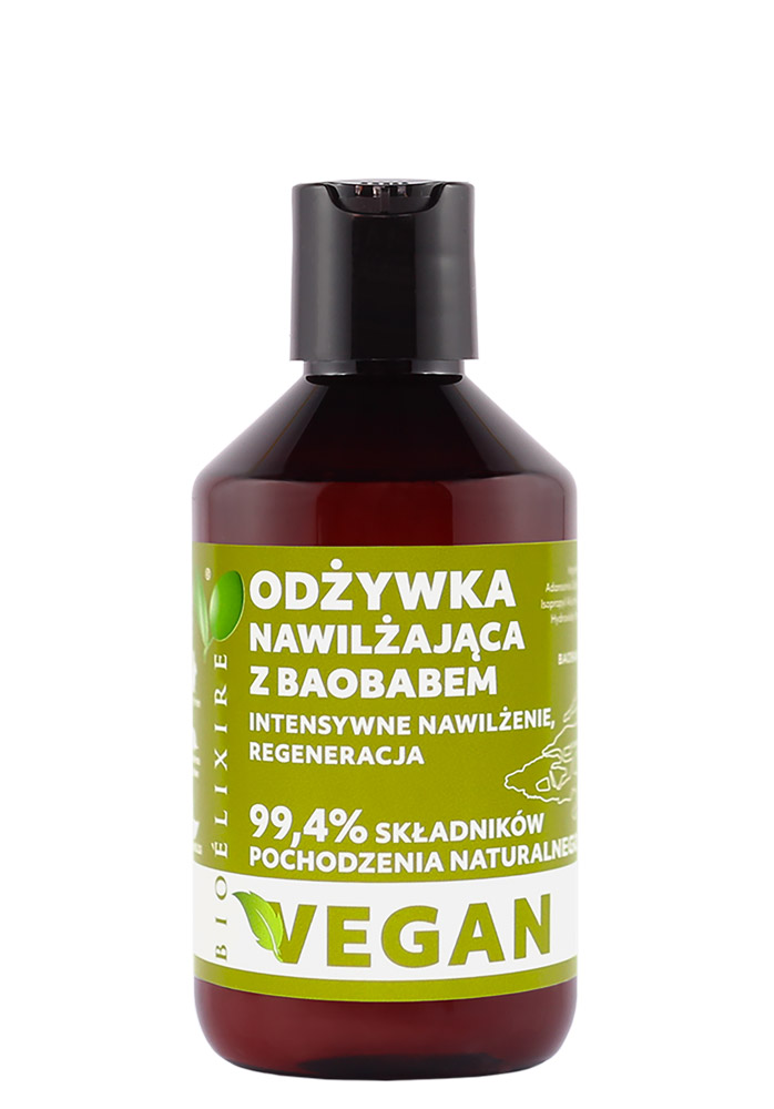 Bioelixire Vegan odżywka z baobabem oczyszczenie i normalizacja 300ml