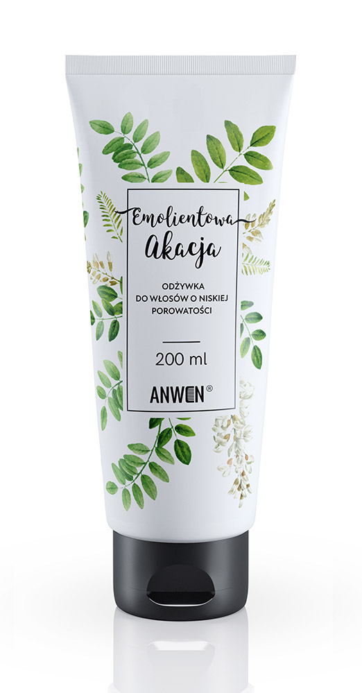 Anwen Emolientowa Akacja  odżywka do włosów o niskiej porowatości 200ml