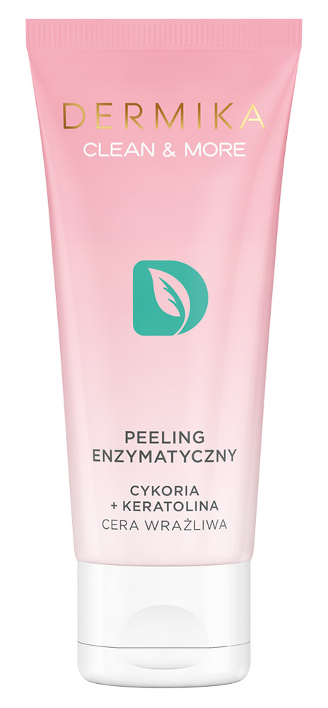 Dermika Clean&More peeling enzymatyczny cykoria + keratolina 75ml