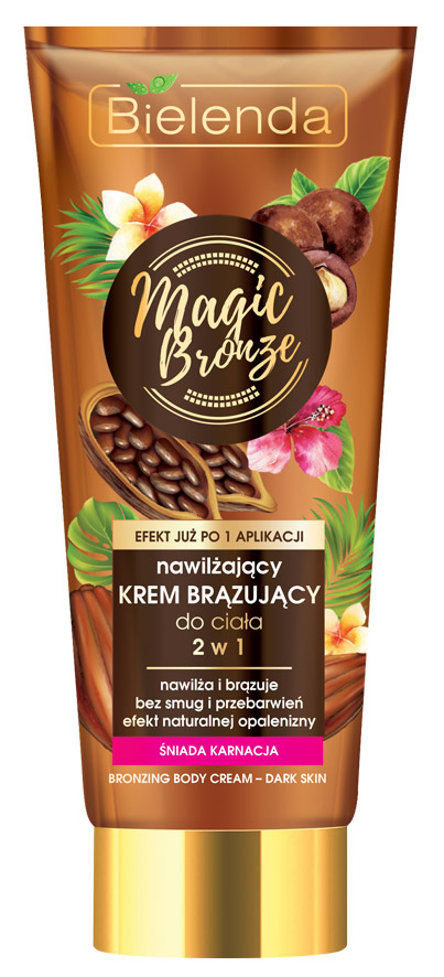 Bielenda Magic Bronze nawilżający krem brązujący ciemna karnacja 200ml