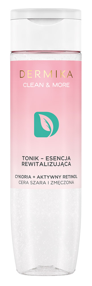 Dermika Clean&More rewitalizujący tonik-esencja cykoria + retinol 200ml