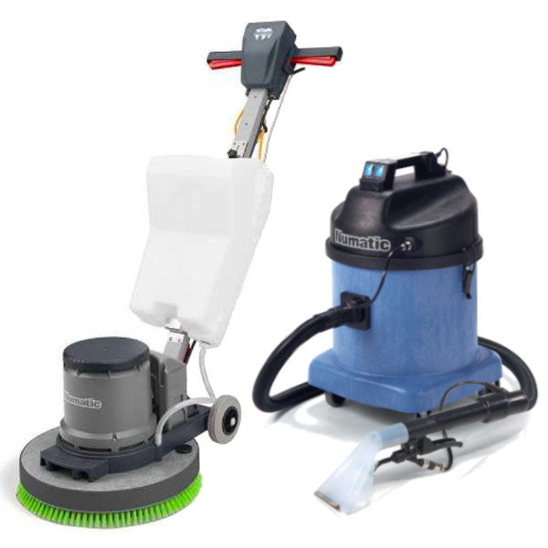 Numatic HFM 1515G szorowarka do posadzek + odkurzacz CTD 570
