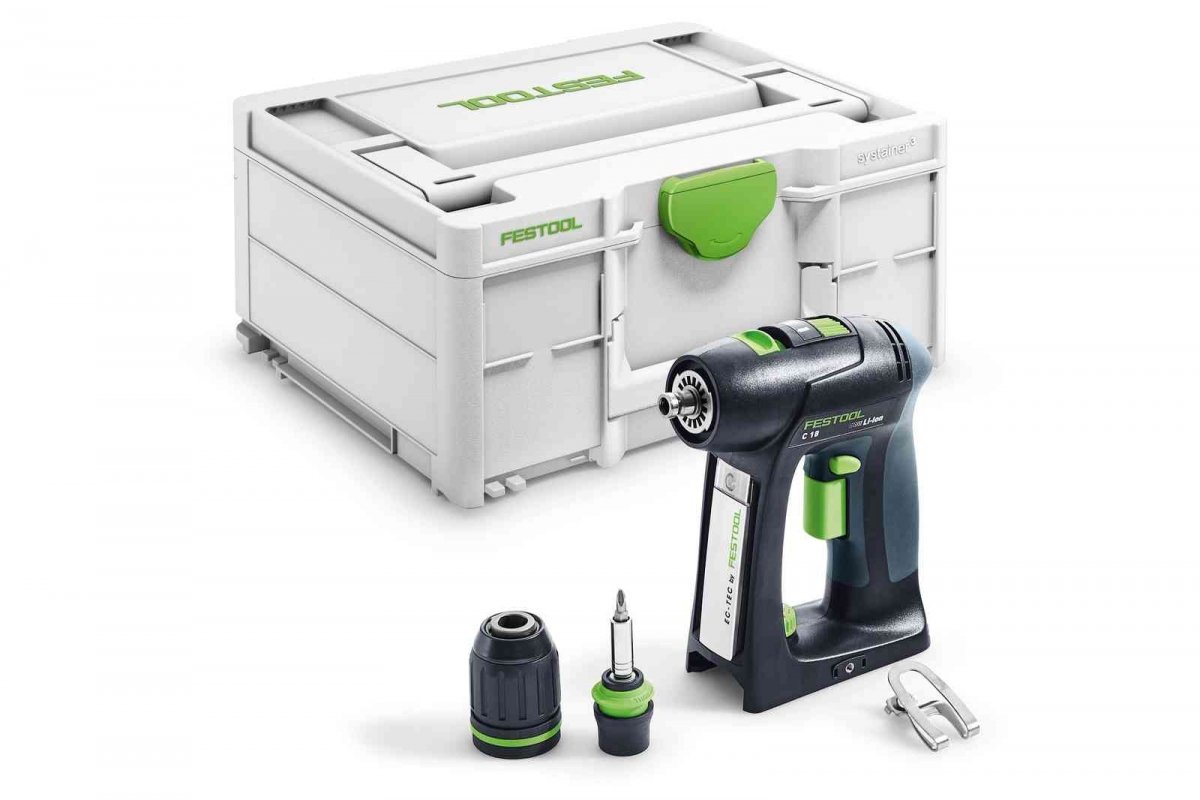 Akumulatorowa wiertarko-wkrętarka Festool C 18-Basic 576434