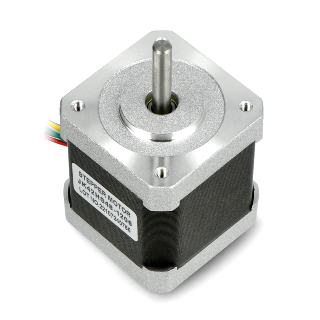 Silnik krokowy JK42HS48-1206 200 kroków/obr 4,0V/1,2A/0,31Nm