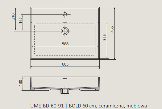 ORISTO BOLD 60 UME-BD-60-91