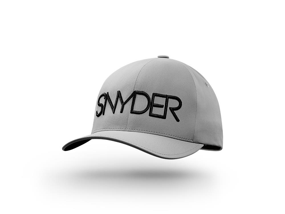 Czapka golfowa SNYDER Delta Grey S/M, YUPOONG, FLEXFIT