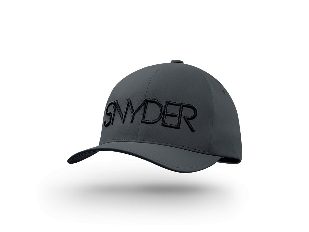 Czapka golfowa SNYDER Delta Dark Grey S/M, YUPOONG, FLEXFIT