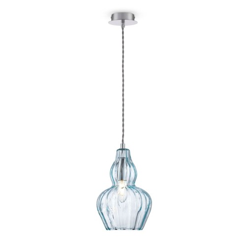 Maytoni LAMPA wisząca EUSTOMA MOD238-PL-01-BL Maytoni szklana OPRAWA zwis niebieski MOD238-PL-01-BL