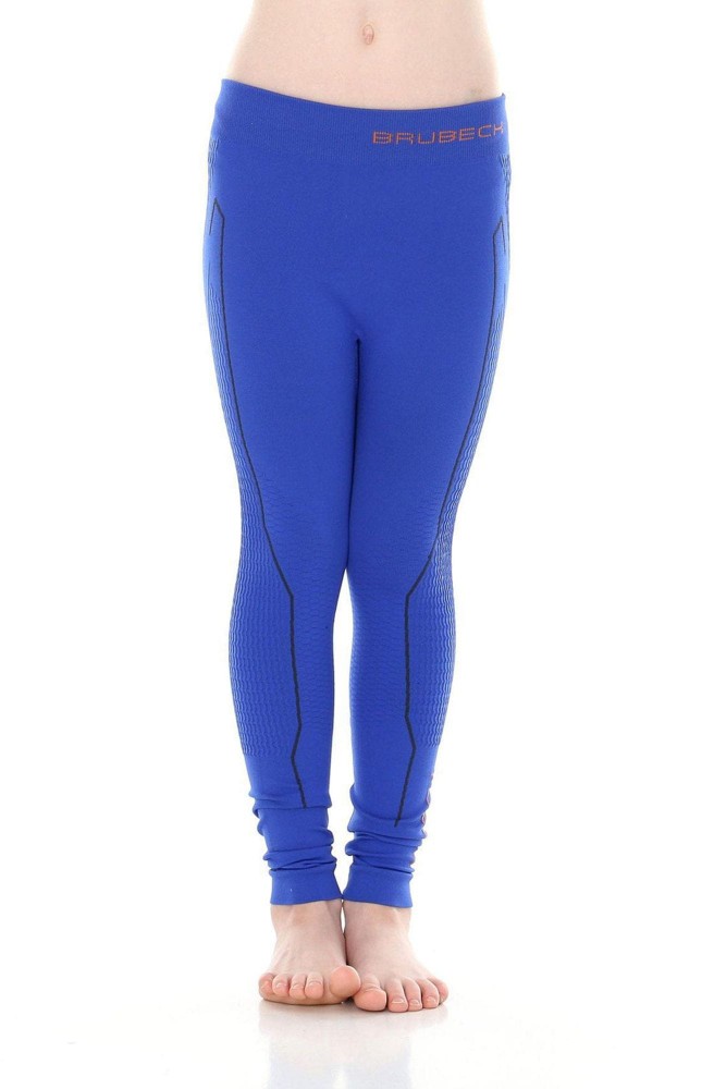 Getry termoaktywne dziewczęce Junior Brubeck Thermo LE12090 kobaltowy