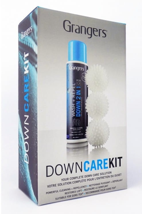 Zestaw do prania i impregnacji puchu płyn + kulki Granger's Down Care Kit