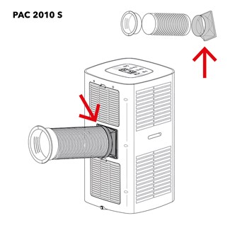 Trotec PAC 2010 S przyłącze wąż / urządzenie