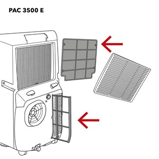 Trotec PAC 3500 E filtr powietrza 2-częściowy
