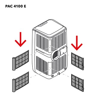 Trotec PAC 4100 E filtr powietrza