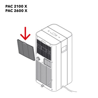 Trotec PAC 2100 X / PAC 2300 X / PAC 2600 X filtr powietrza