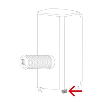 Trotec PAC 2000 X koło