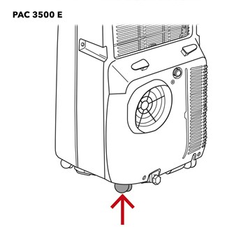 Trotec PAC 3500 E koło