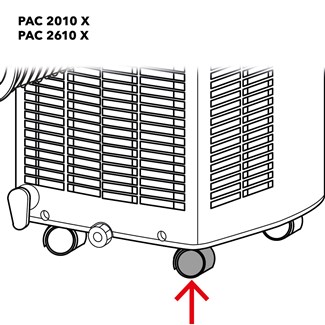 Trotec PAC 2010 X / PAC 2610 X koło