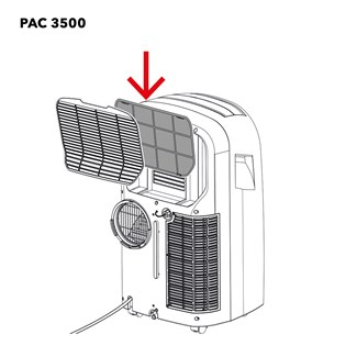 Trotec PAC 3500 filtr powietrza