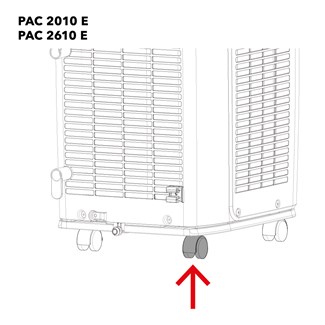 Trotec PAC 2010 E/ PAC 2610 E koło