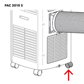 Trotec PAC 2010 S koło