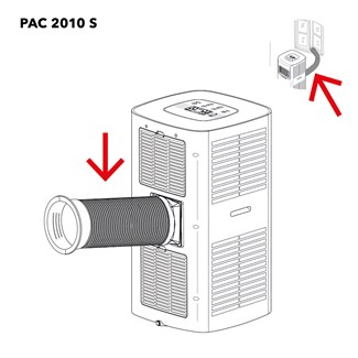 Trotec PAC 2010 S wąż powietrza odprowadzanego
