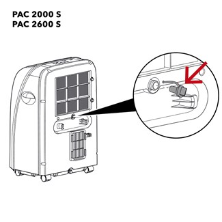 Trotec Zatrzymanie odpływu PAC 2000 S / PAC 2600 S r. prod. 2017