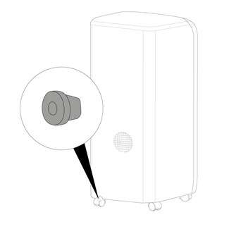 Trotec PAC 2000 X zatrzymanie odpływu