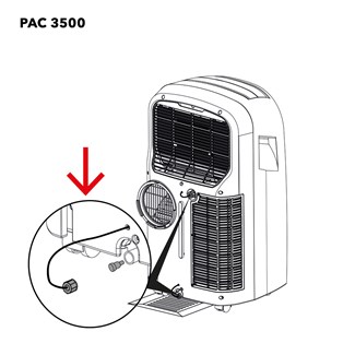 Trotec PAC 3500 zatrzymanie kondensatu