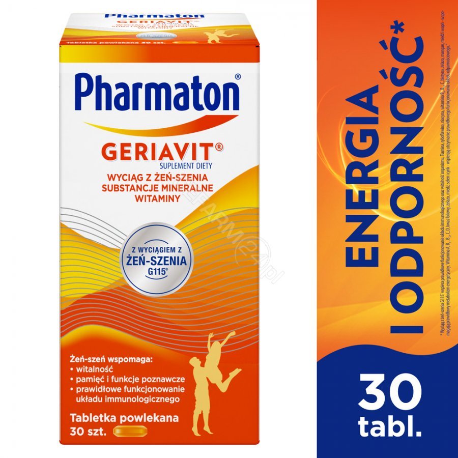 Sanofi Aventis SP.Z O.O. RZESZW PHARMATON GERIAVIT 30 kaps.