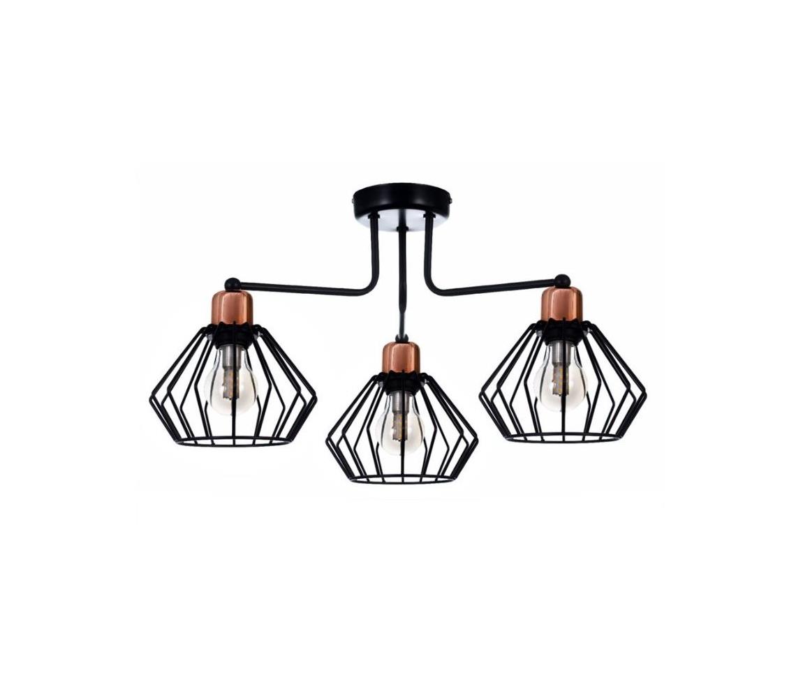 Żyrandol natynkowy PORTO 3xE27/40W/230V