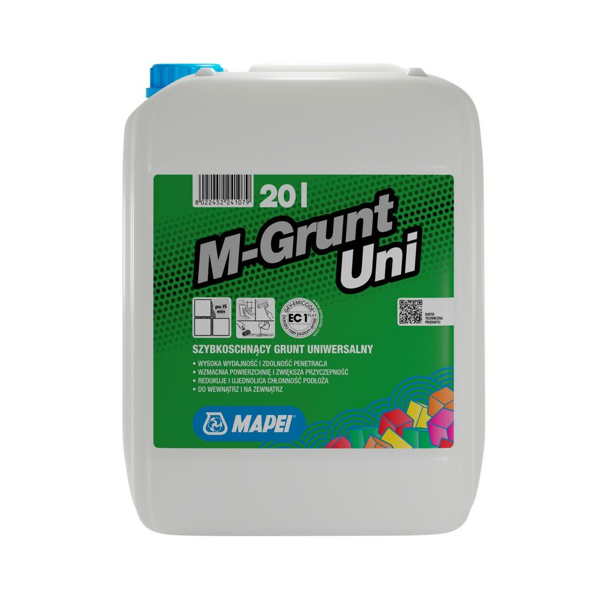 Grunt szybkoschnący M-GRUNT UNI 20L MAPEI