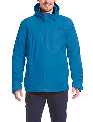 maier sports Maier Sports Meteor M kurtka funkcyjna, wykonana w 100% z poliestru, kurtka outdoorowa, wodoszczelna i oddychająca, kurtka Packaway męska, 120021, Imperial Blue, 24 120021