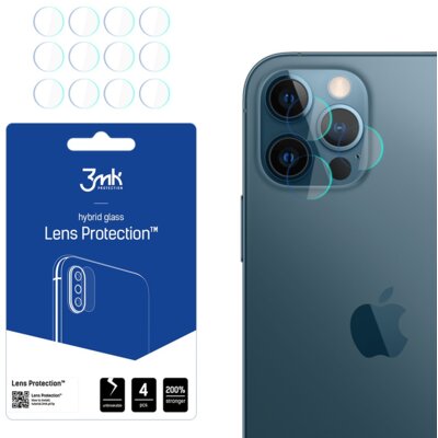 3MK Szkło na aparat Hybrid Glass Lens Protection dla iPhone 12 Pro 5903108323215