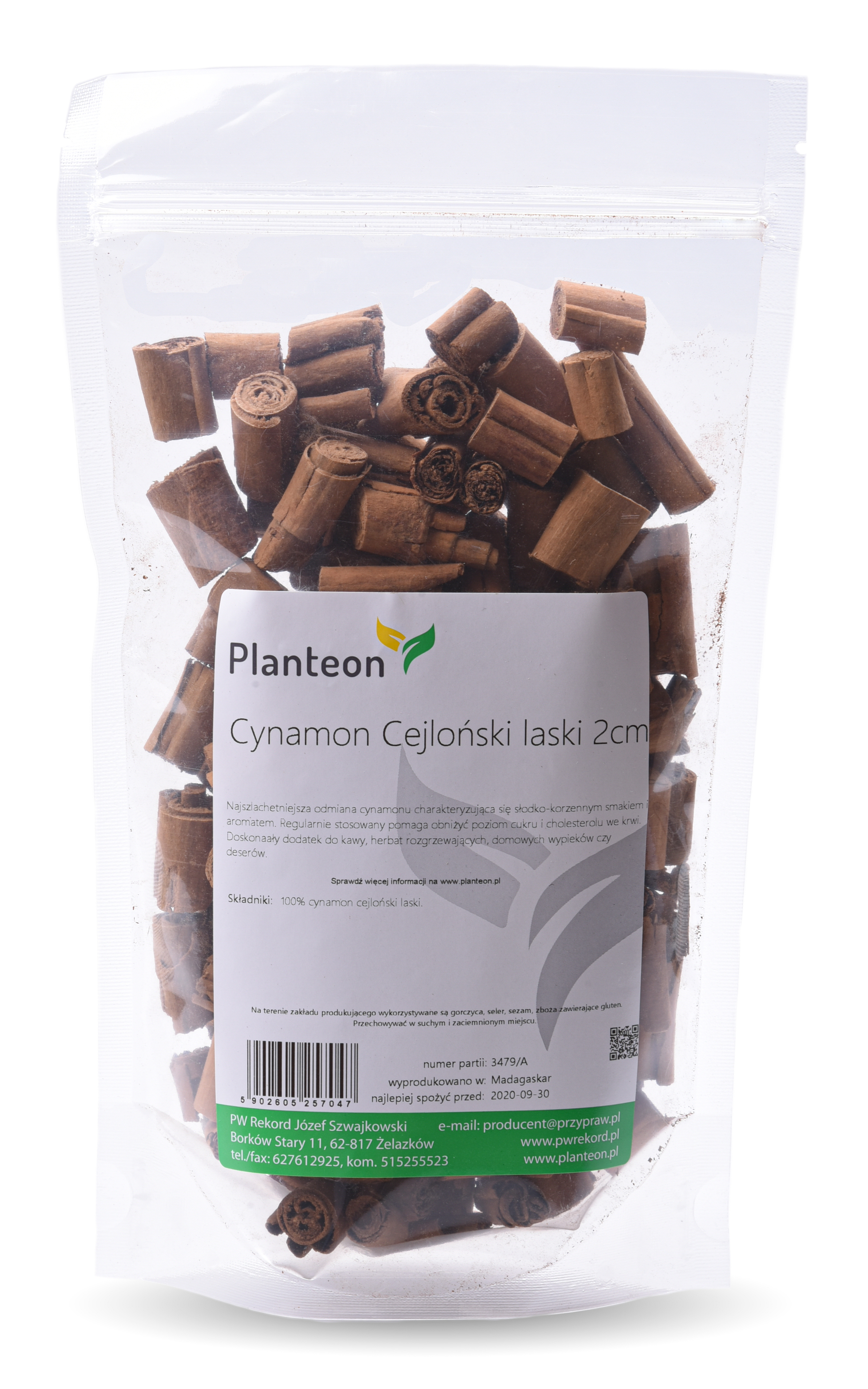 Cynamon Cejloński laski 2cm 50g