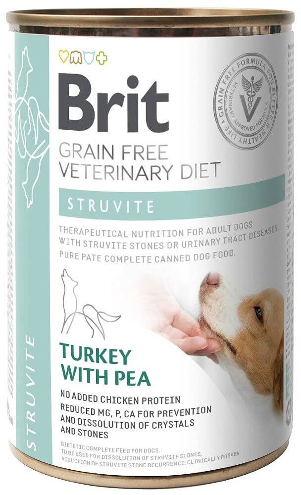 Brit GF veterinary diets dog Struvite 400g-karma mokra dla psa 43735-uniw
