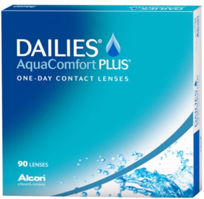 Soczewki jednodniowe Dailies AquaComfort Plus 90 szt.