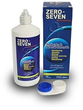 Płyn do soczewek kontaktowych Zero Seven Refreshing 360 ml