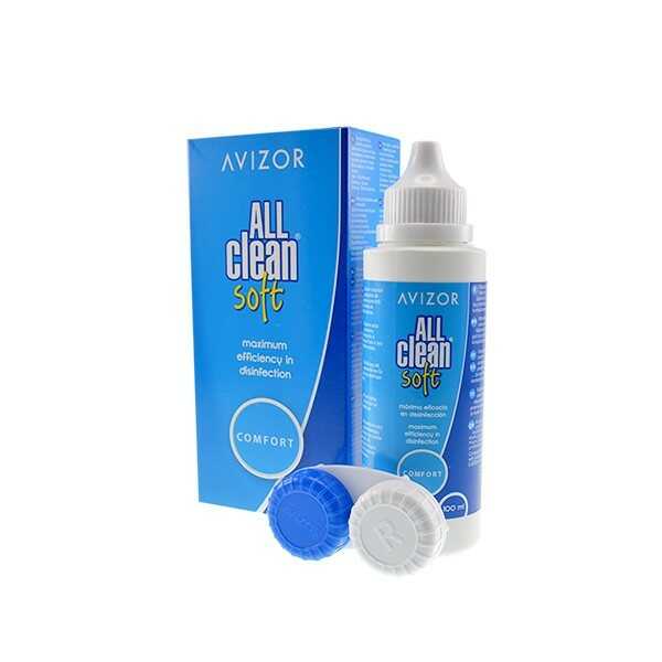 Płyn do soczewek kontaktowych Avizor All Clean Soft 100 ml