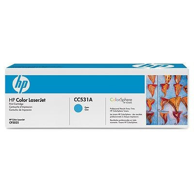 HP 304A CC531A błękitny (cyan) toner oryginalny